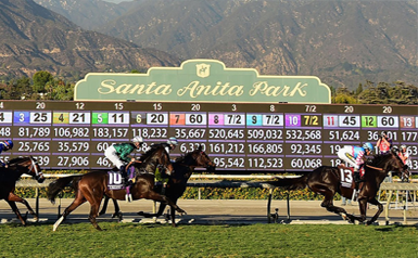 Santa Anita Park horse racing