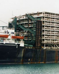 Live export ship in Portland, Australia (Photo: Animal Liberation Victoria)