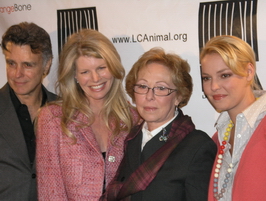 Chris DeRose, Kim Sill,  and Katherine & Nancy Heigl