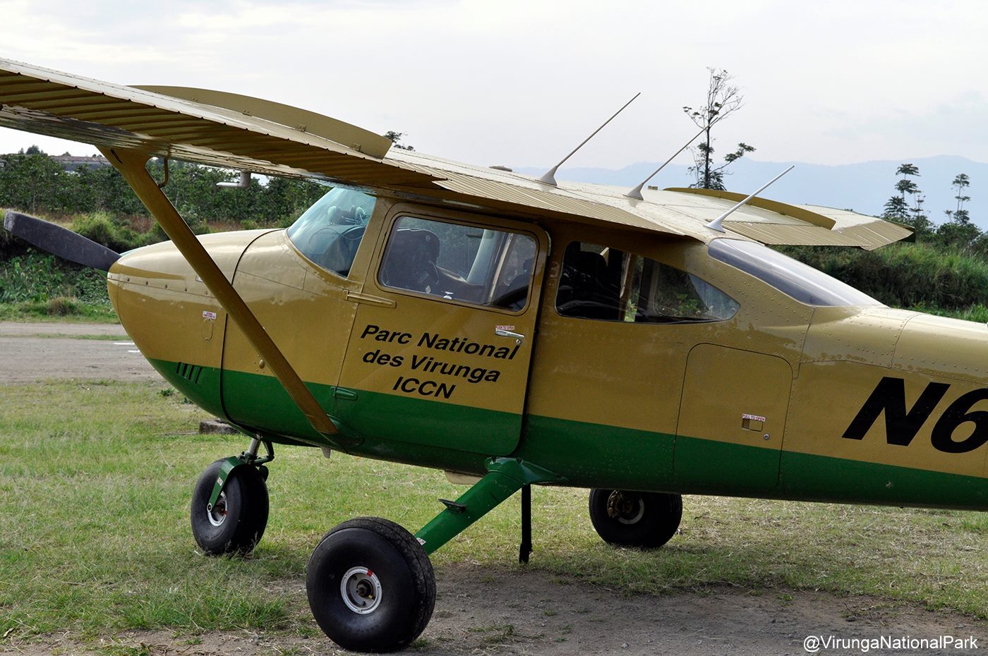 5One of two of Virungas Anti Poaching Airplanes