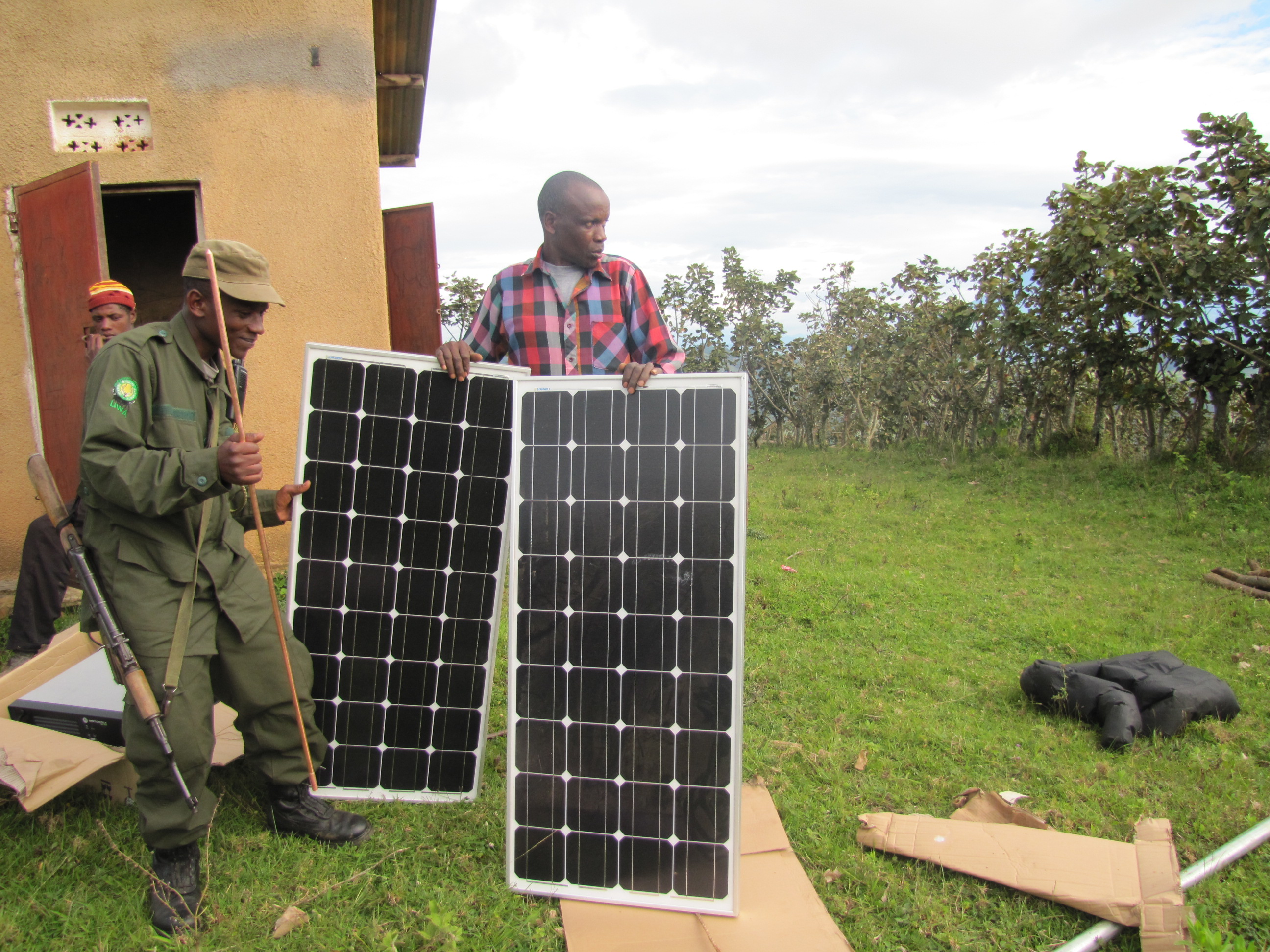 Solar Panels installed for Radio Equipment