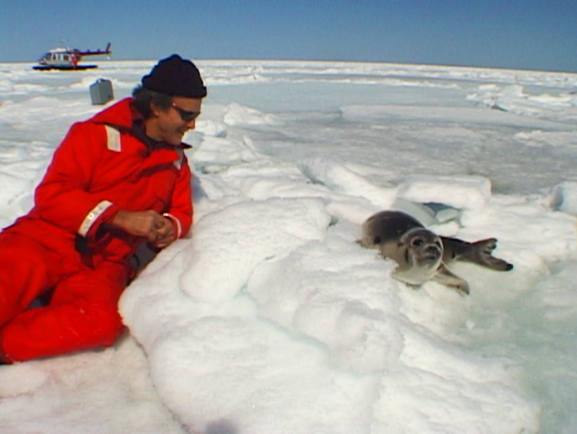 Chris DeRose Meets a Seal Pup